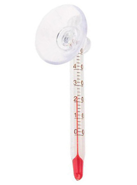 Glastermometer mini 8 cm